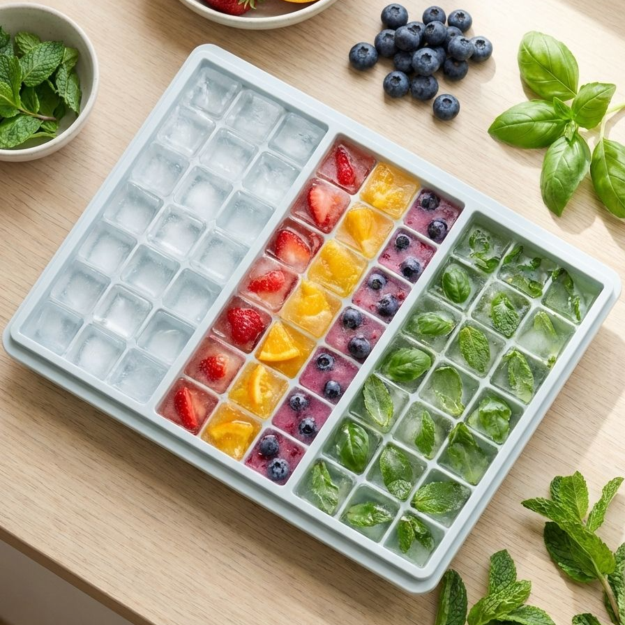 製氷皿を使ったパーティーシーン