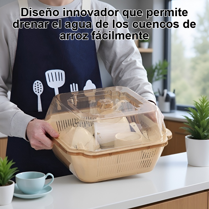 Cesta de drenaje para cuencos de arroz de uso doméstico