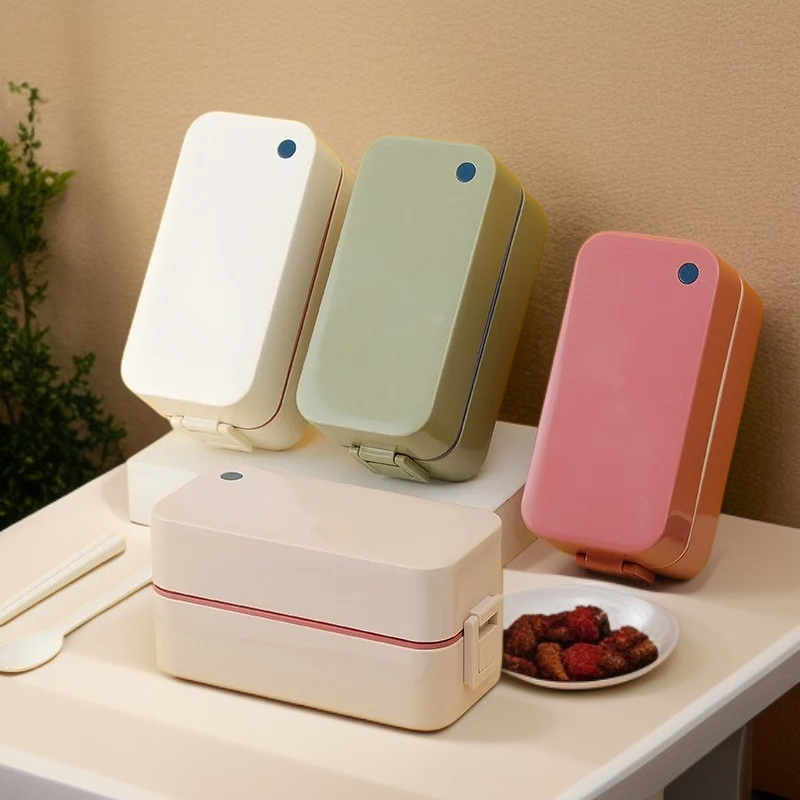 職場・学校向け二段式ランチボックス－便利で長持ち