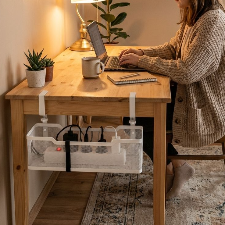 Półka do zarządzania kablami 