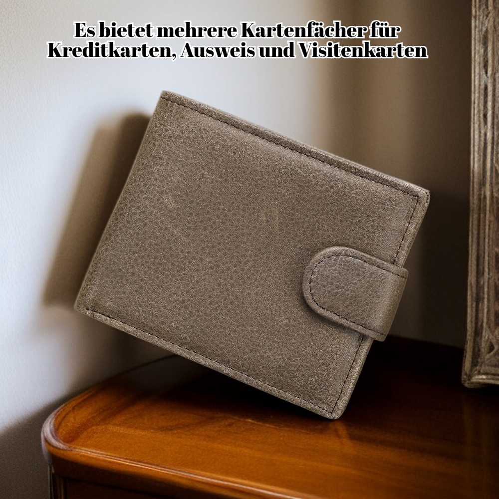Geldbörse aus echtem Leder