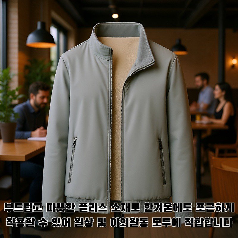 남성용 플리스 재킷