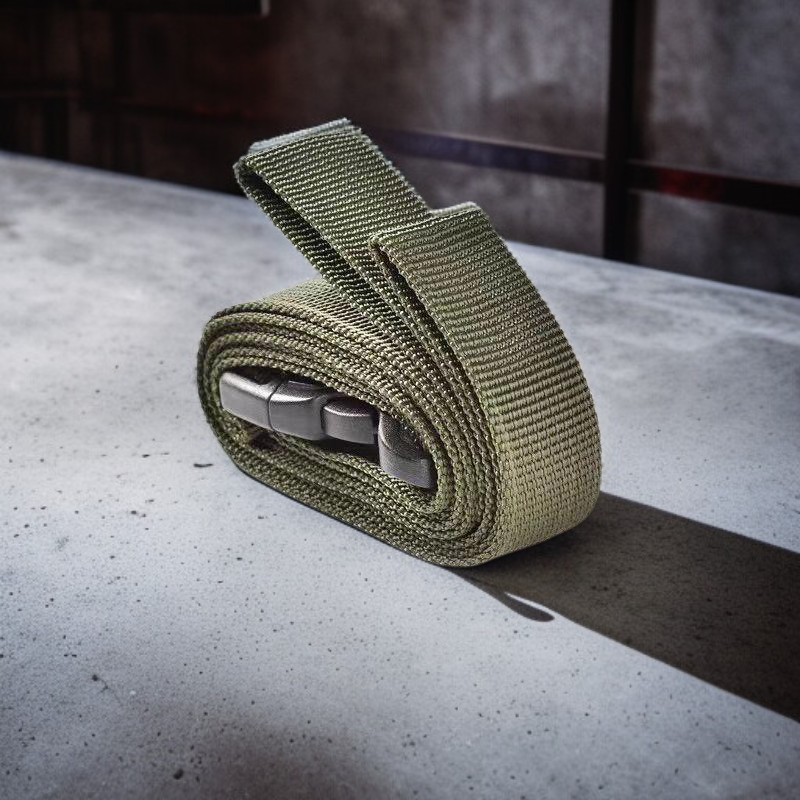 여러 색상의 야외용 고정 벨트