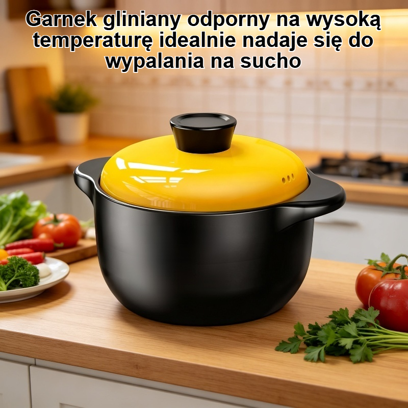 Odporny na wysoką temperaturę garnek gliniany do wypalania na sucho