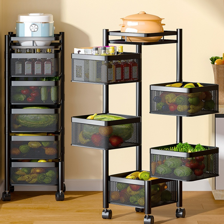 多功能家用移動置物架 