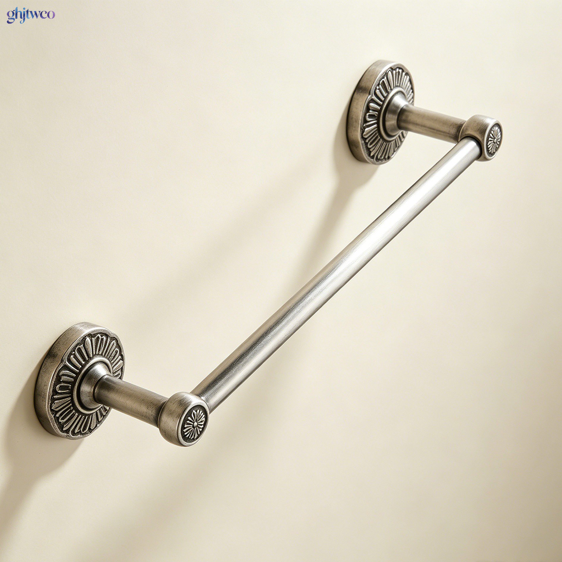 Titanium Steel Wall-Mounted Towel Rack (Set of 6)