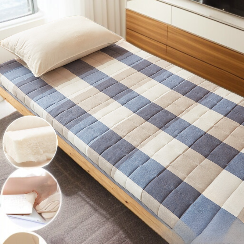 기숙사 싱글 매트리스 가정용 면 소프트 매트리스 커버 요 다다미 침대 침실 매트리스 매트리스 싱글 매트리스