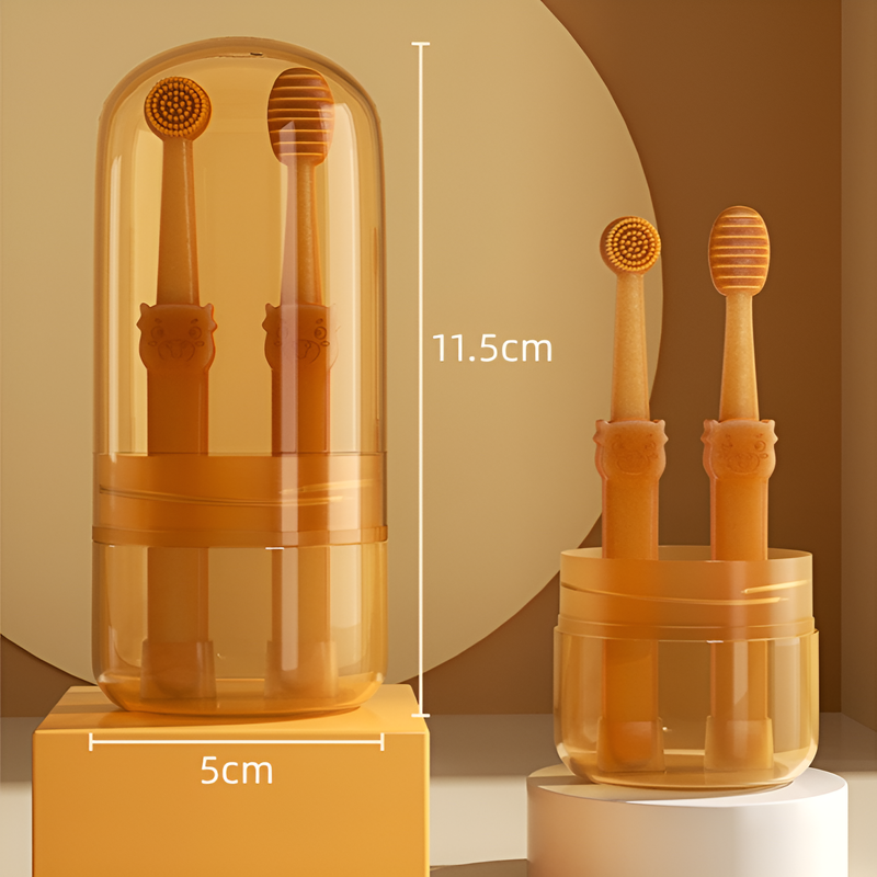 애완동물용 부드러운 실리콘 칫솔