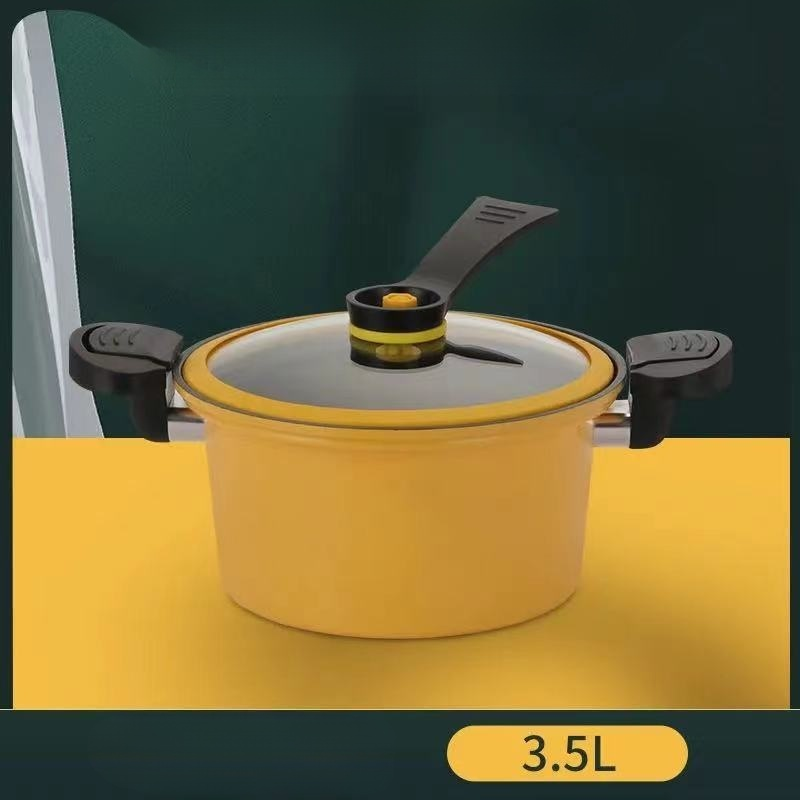 Micro pressure cooker, fast cooking, non stick pressure cooker