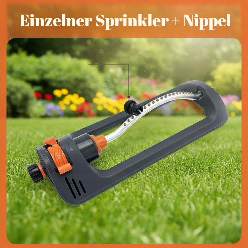 180° Automatischer Schwenksprinkler mit 19 Düsen für Gartenbewässerung