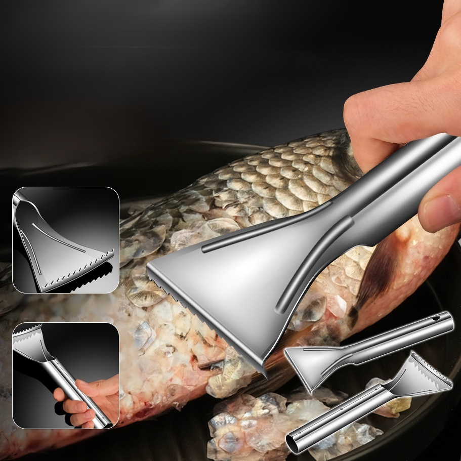 ที่ขูดเกล็ดปลาสแตนเลสสำหรับใช้ในบ้าน