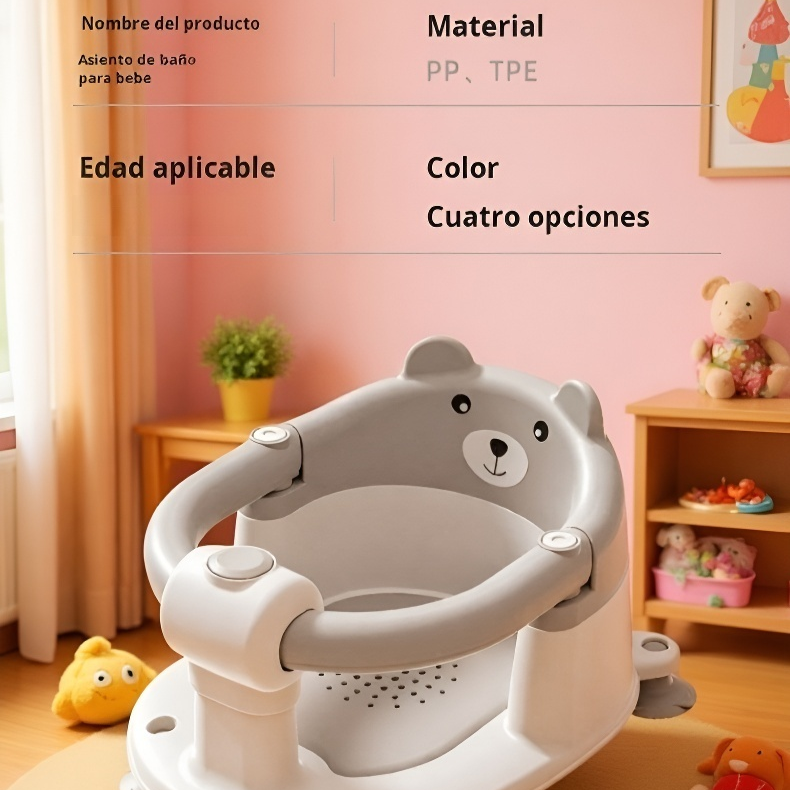  Silla antideslizante para baño de recién nacidos