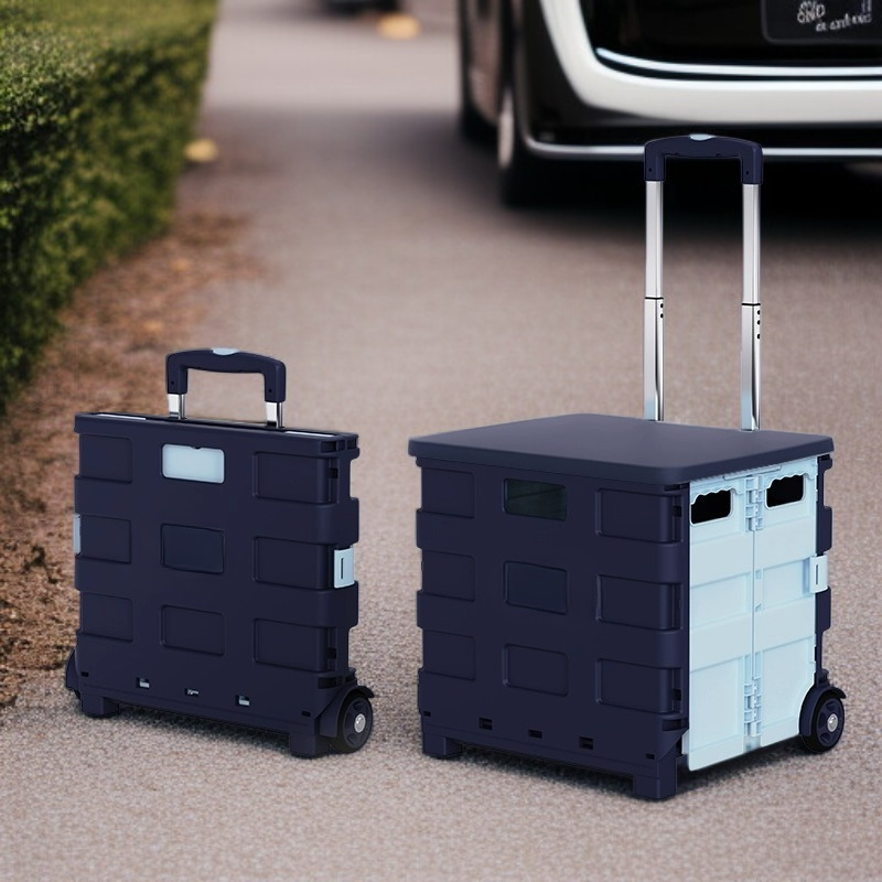 Robuster Handwagen aus Kunststoff für Gartenarbeiten