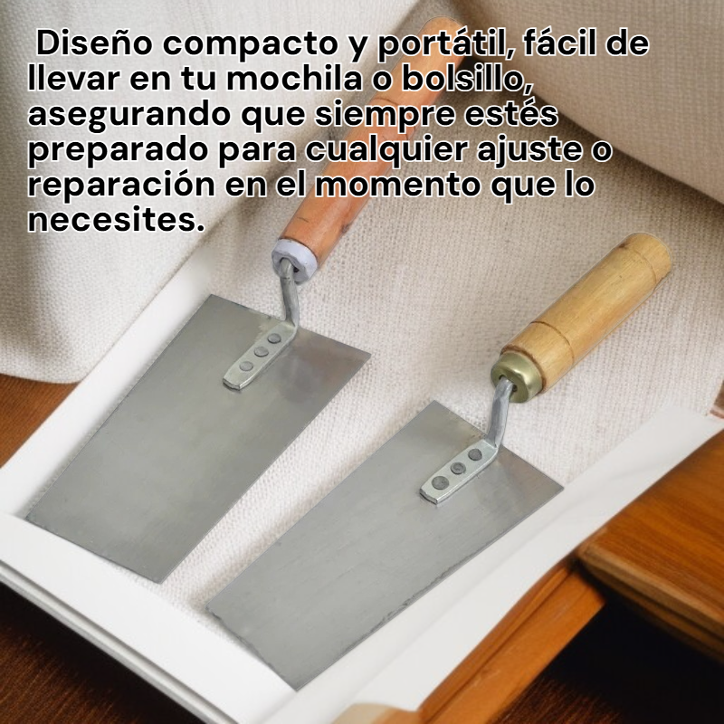 Espátula de empuje para enlucido de pared de albañil