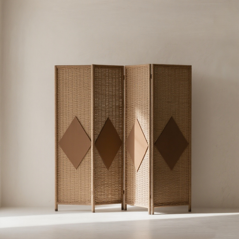 라탄 인테리어 칸막이 2개 세트