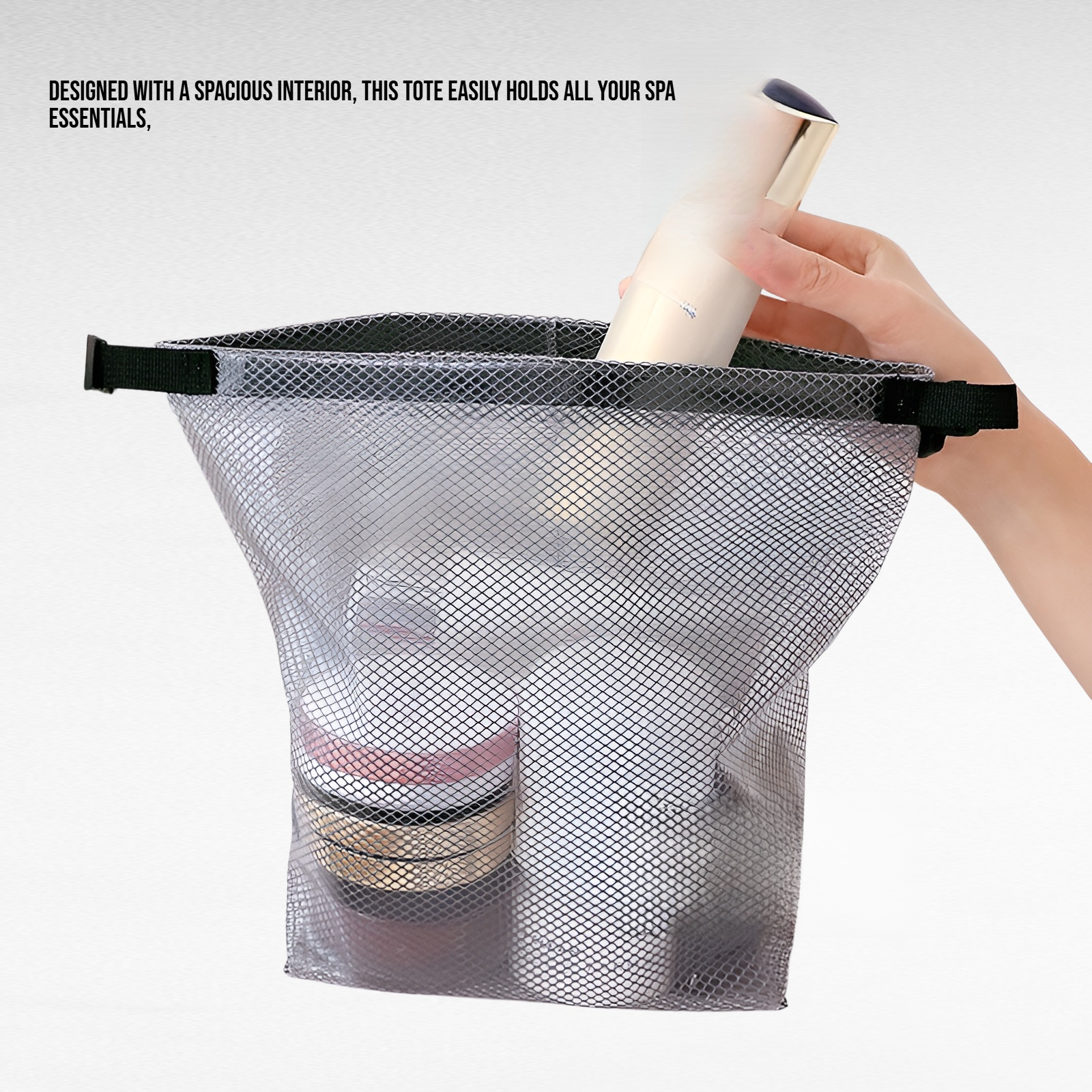 Large Capacity Waterproof Spa Bag / Tote Makeup Bag