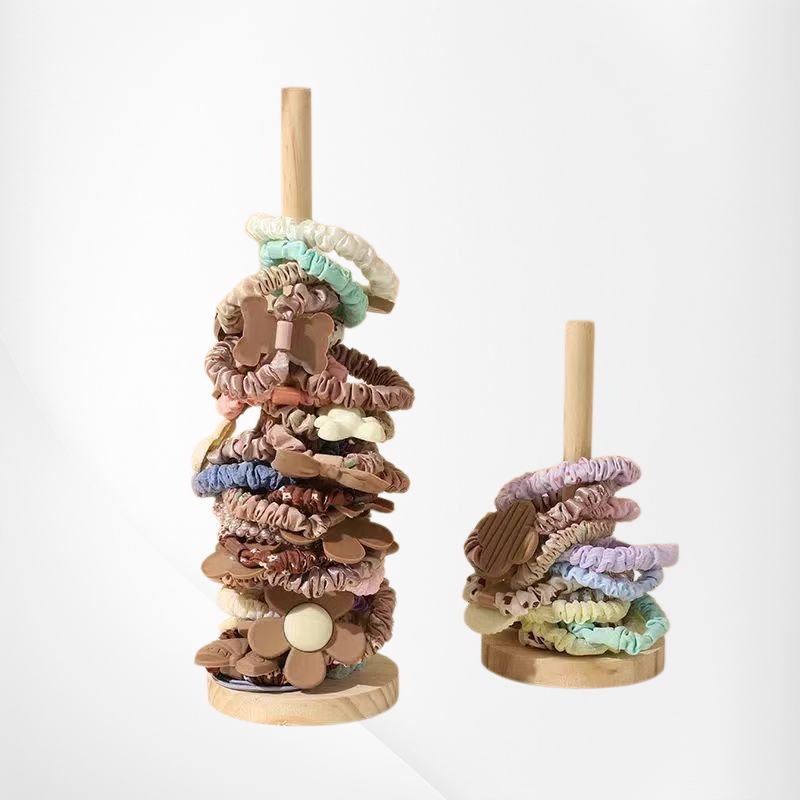 創意實木繩收納架