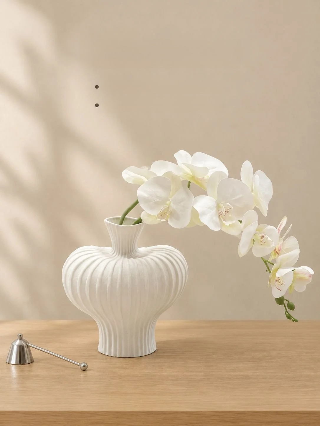 Floral desk decor brightening a home office