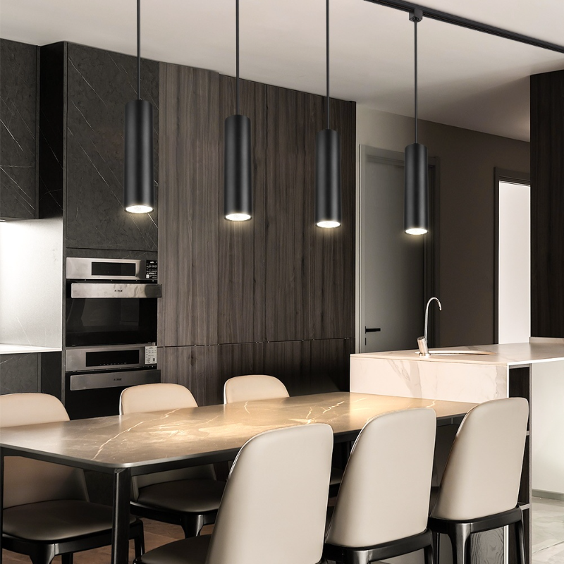 シンプルデザインの現代シャンデリア