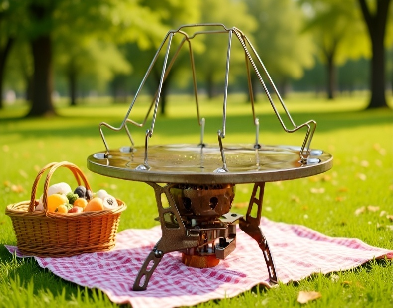 캠핑 및 여행용 베이킹 팬 활용