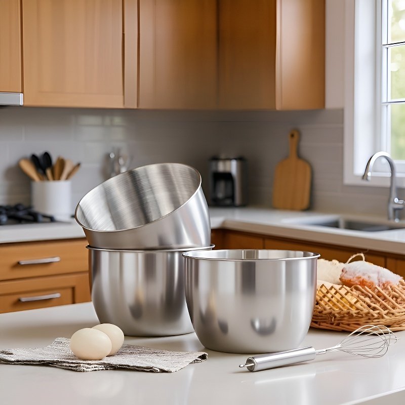 Tazón mezclador de acero inoxidable