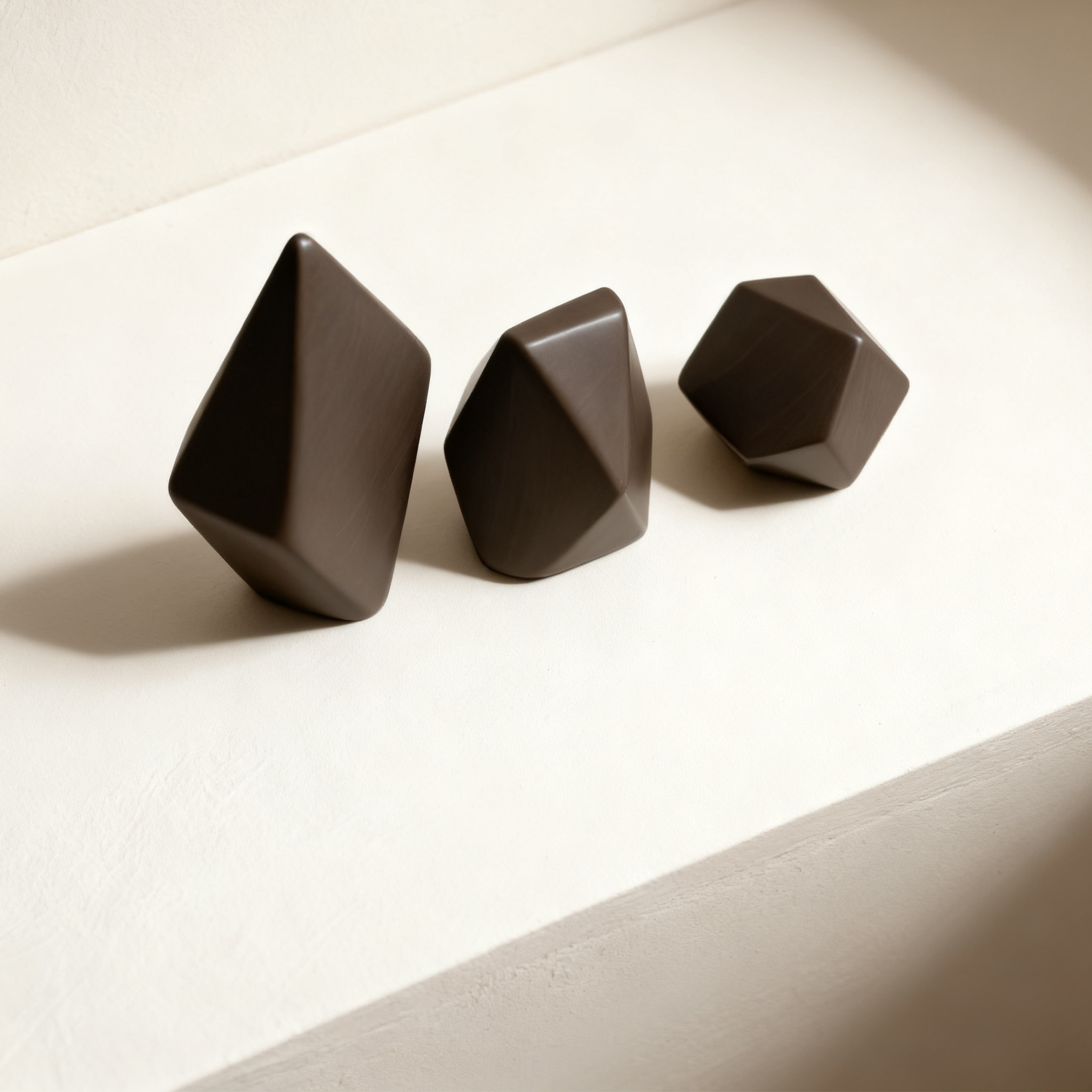 모던 심플 기하학 도자기 장식 세트