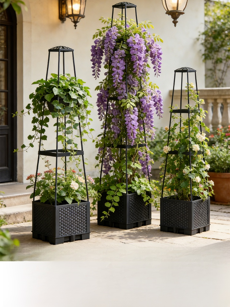 가정용 원예 재배 상자 채소와 꽃 재배