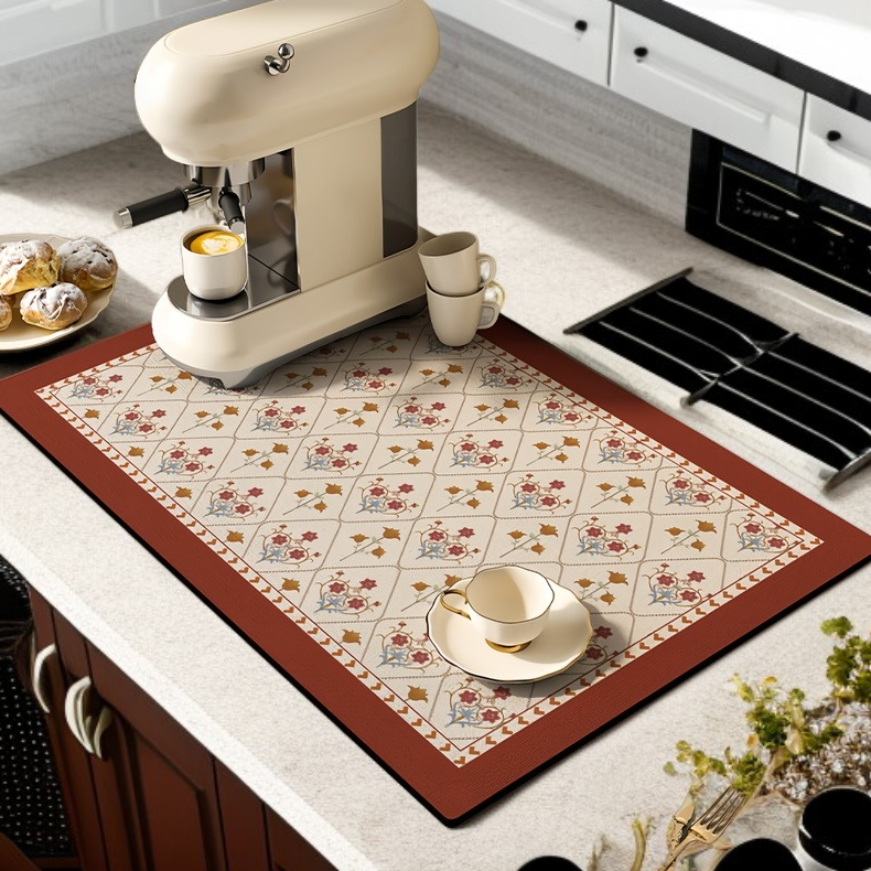 コーヒーメーカー卓上速乾吸水マット