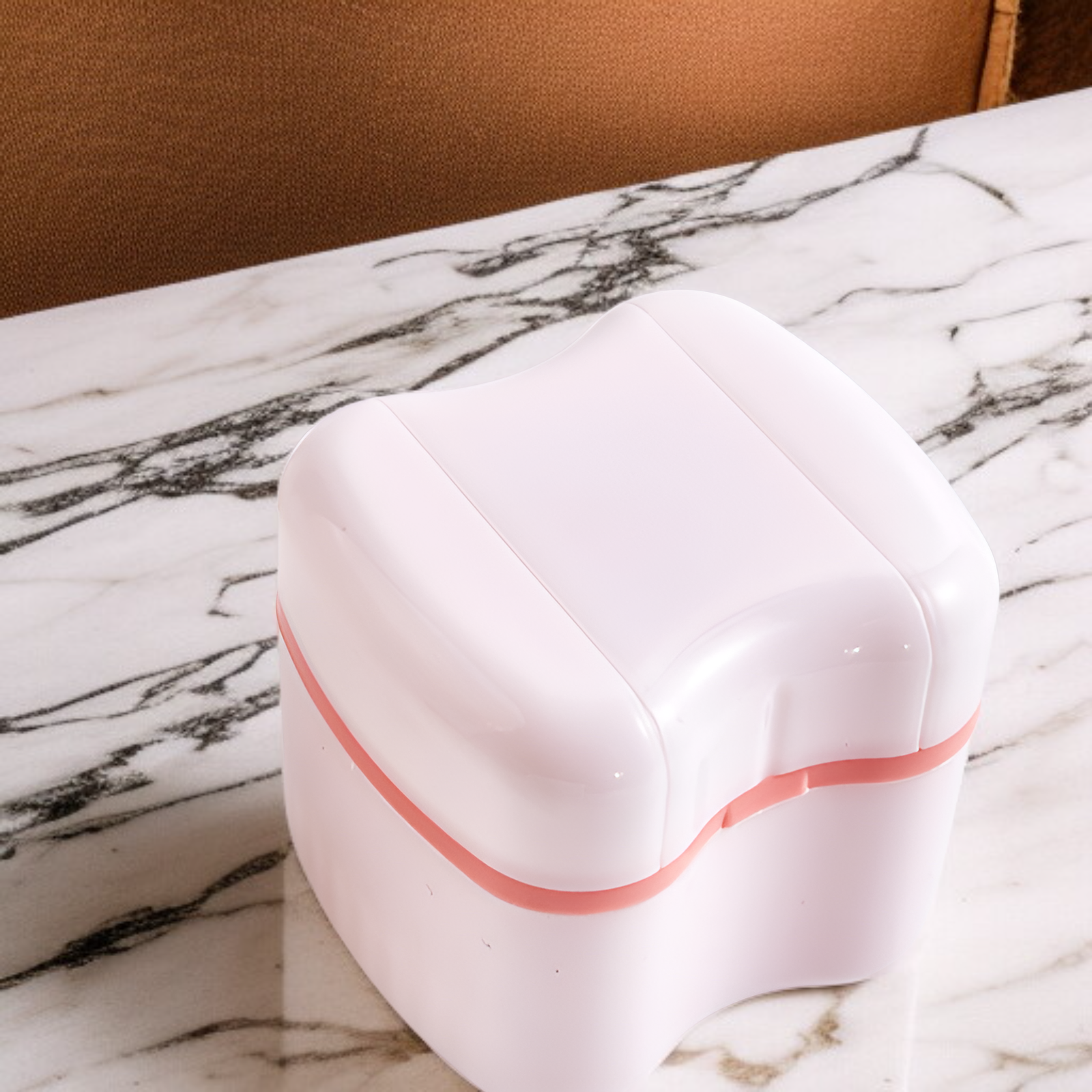 フィルター付き入れ歯ケースの取り外し可能なフィルター