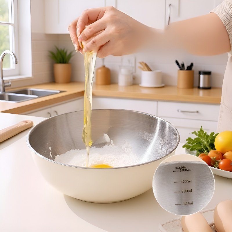 스테인리스 스틸 반죽 그릇