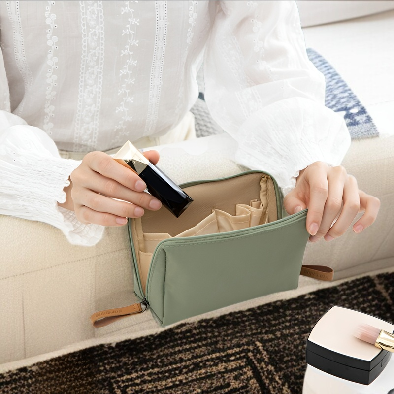 ポータブル化粧品バッグ収納メイクアップミニリップスティックバッグ大容量収納バッグ外出用