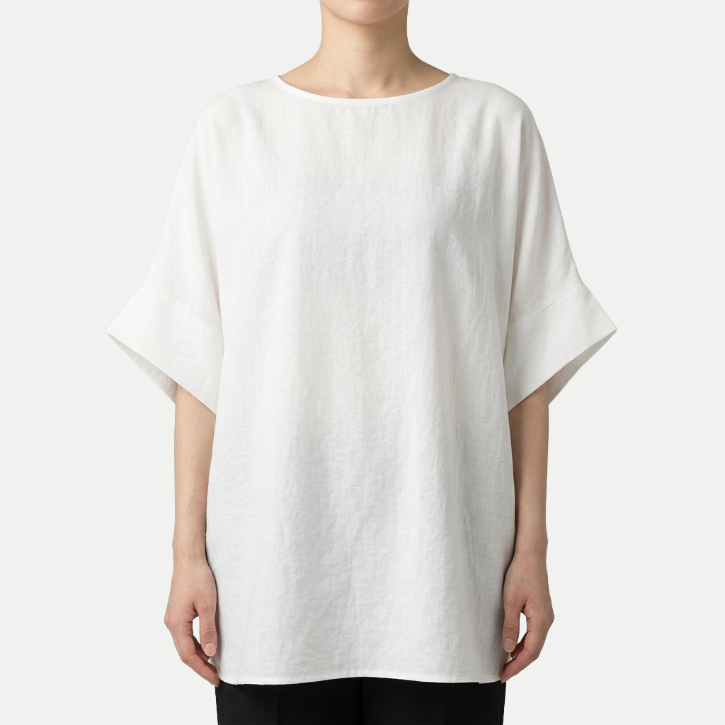 ゆったりドルマンスリーブTシャツ