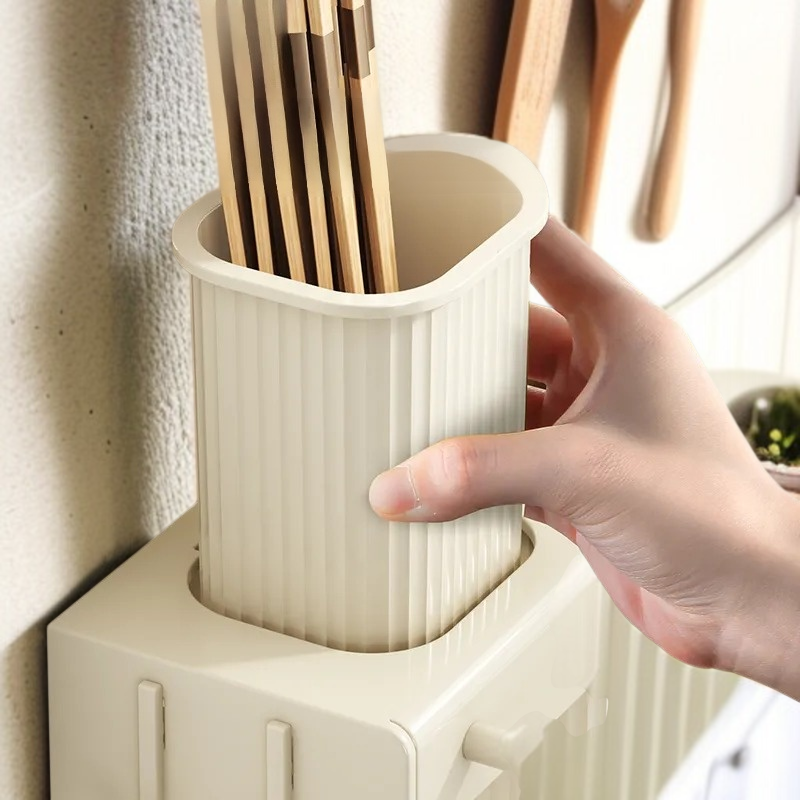 주방 초대형 주걱 수납선반 튼튼 펀치프리 홀더 탄소강 칼걸이 홀더 초대형 수납선반