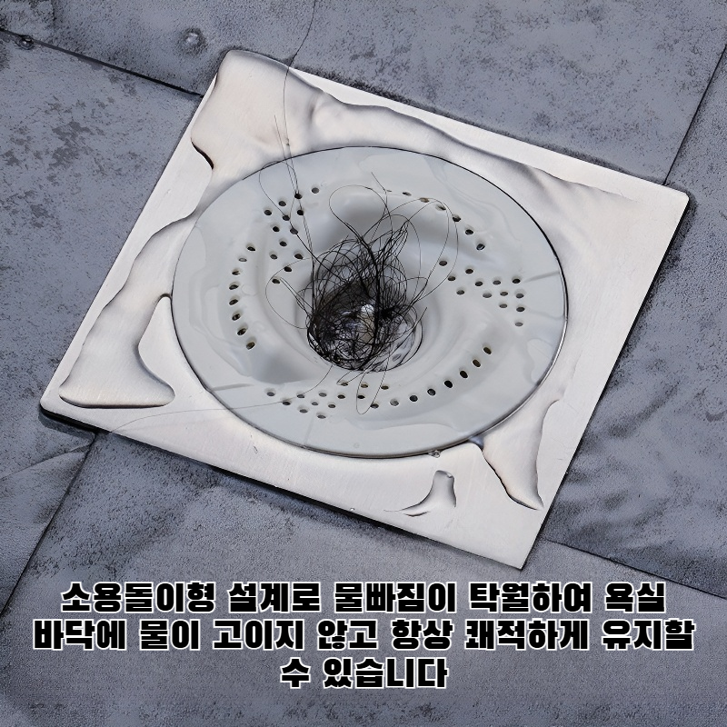 소용돌이형 바닥 배수구, 욕실 필터 스크린, 막힘 방지 배수구 코어