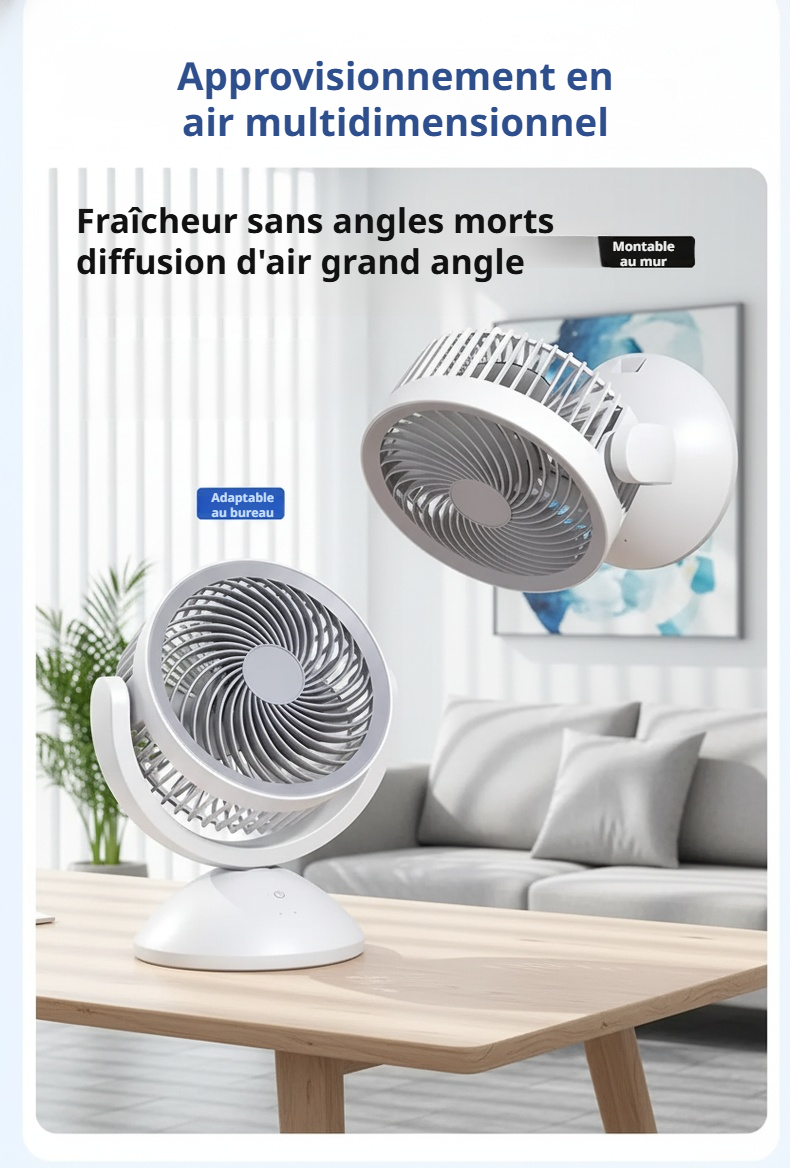 Petit ventilateur à circulation pour maison