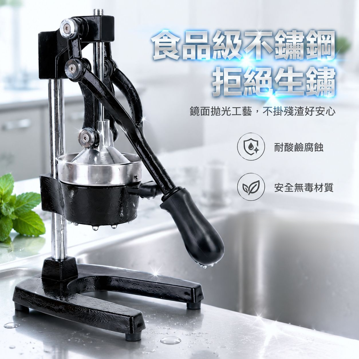 家用不鏽鋼果汁壓榨器