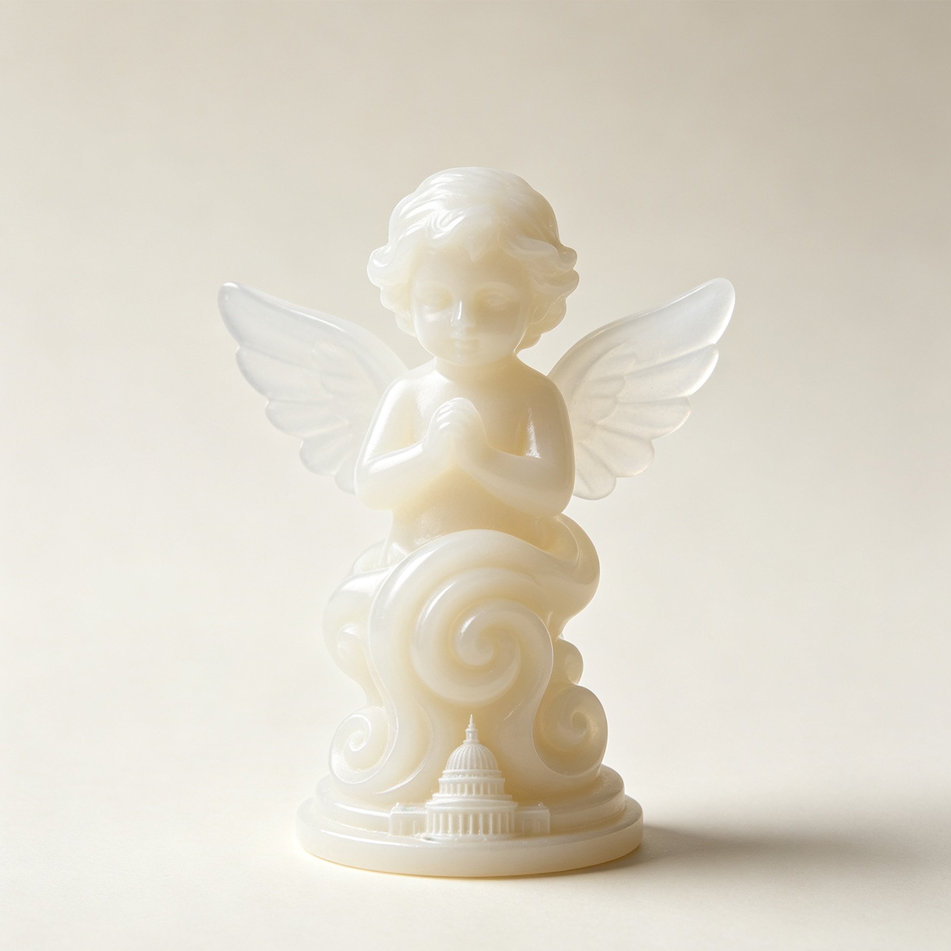 Cloud Winged Angel Ornament