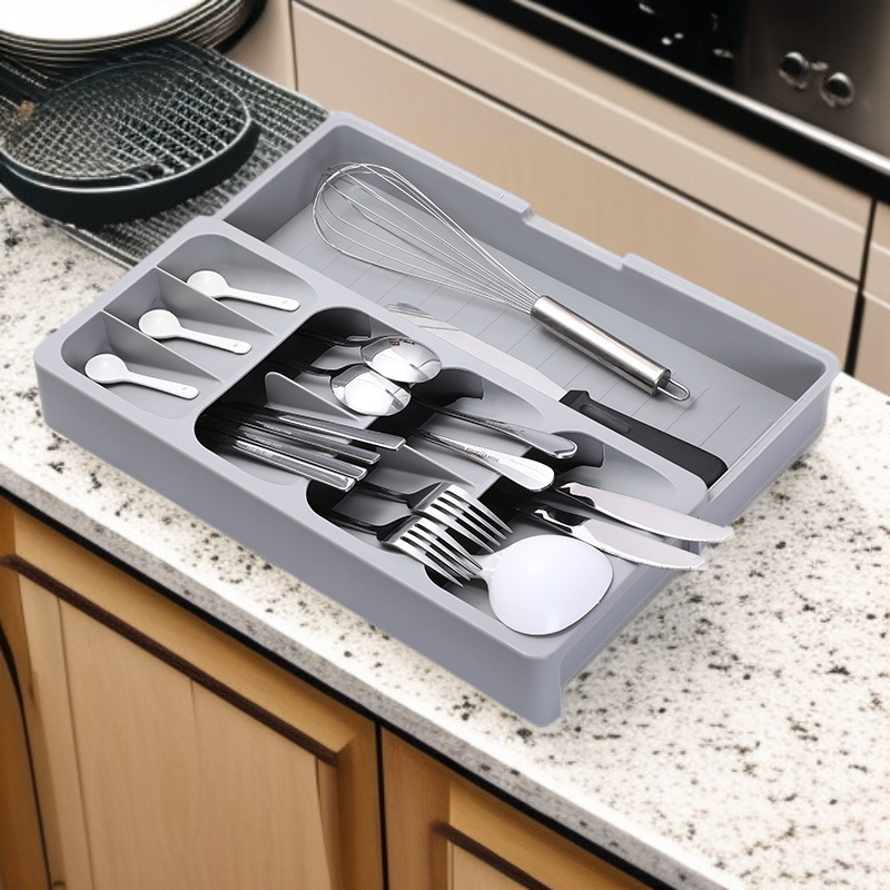 가정용 식기 세트 칼, 포크, 숟가락, 쟁반