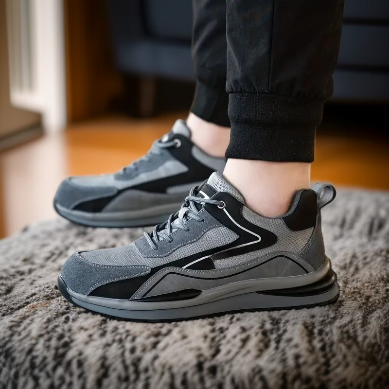 حذاء جري رجالي عصري، شبك نفاذ للهواء، وزن خفيف، مريح للمشي والجري