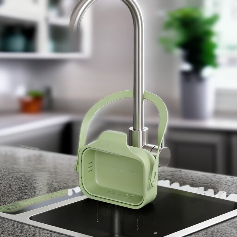 Hangable foldable telescopic drain basket