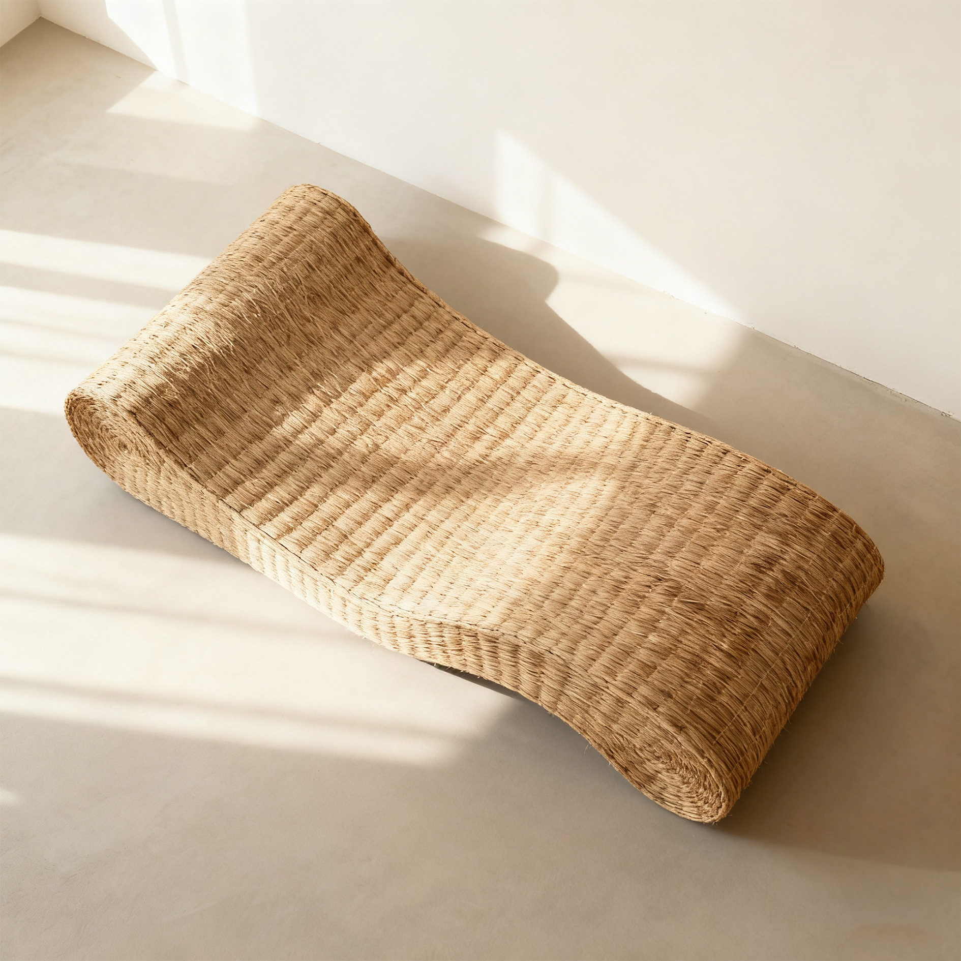 편안하게 앉을 수 있는 라탄 체어 디자인