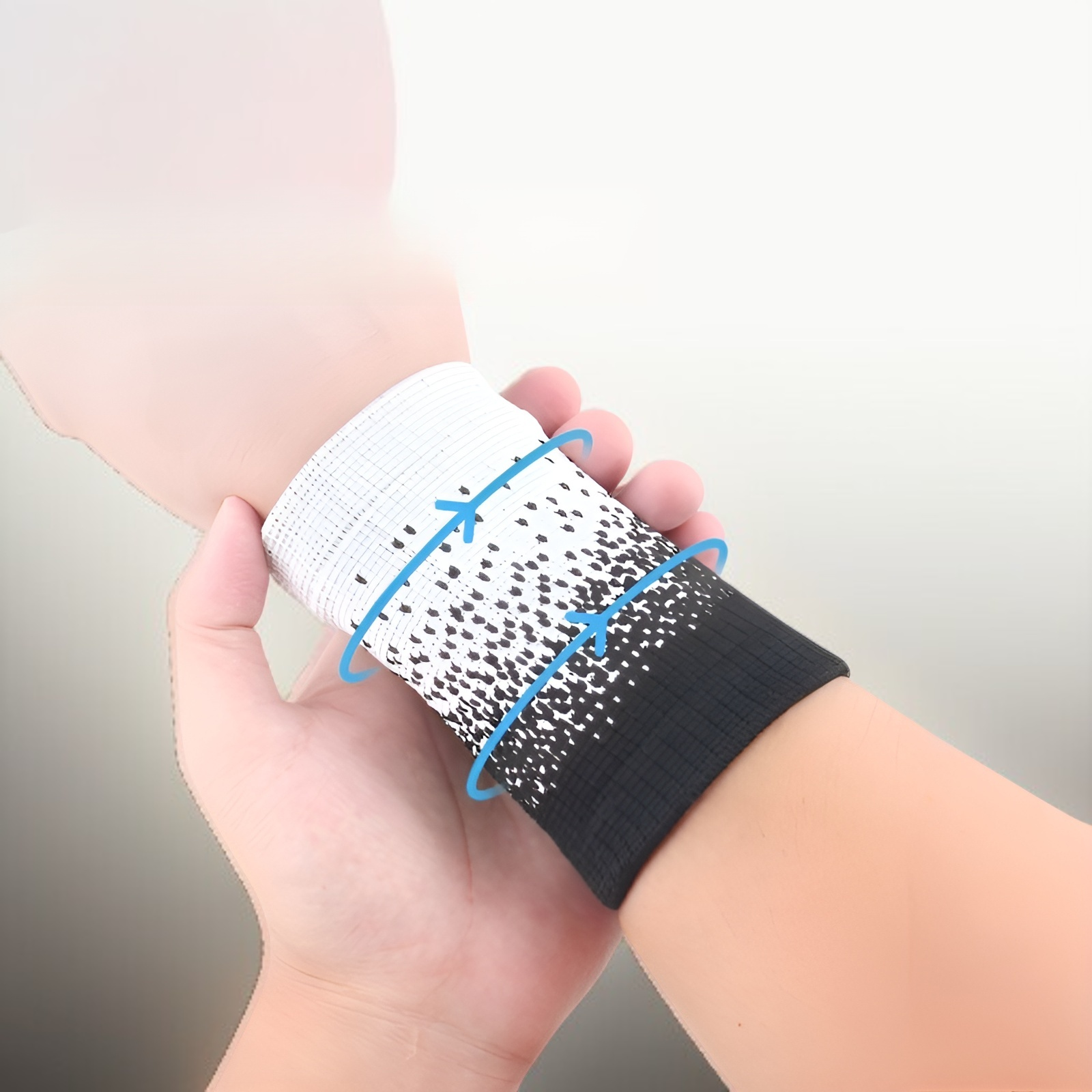 通気性素材の手首サポート