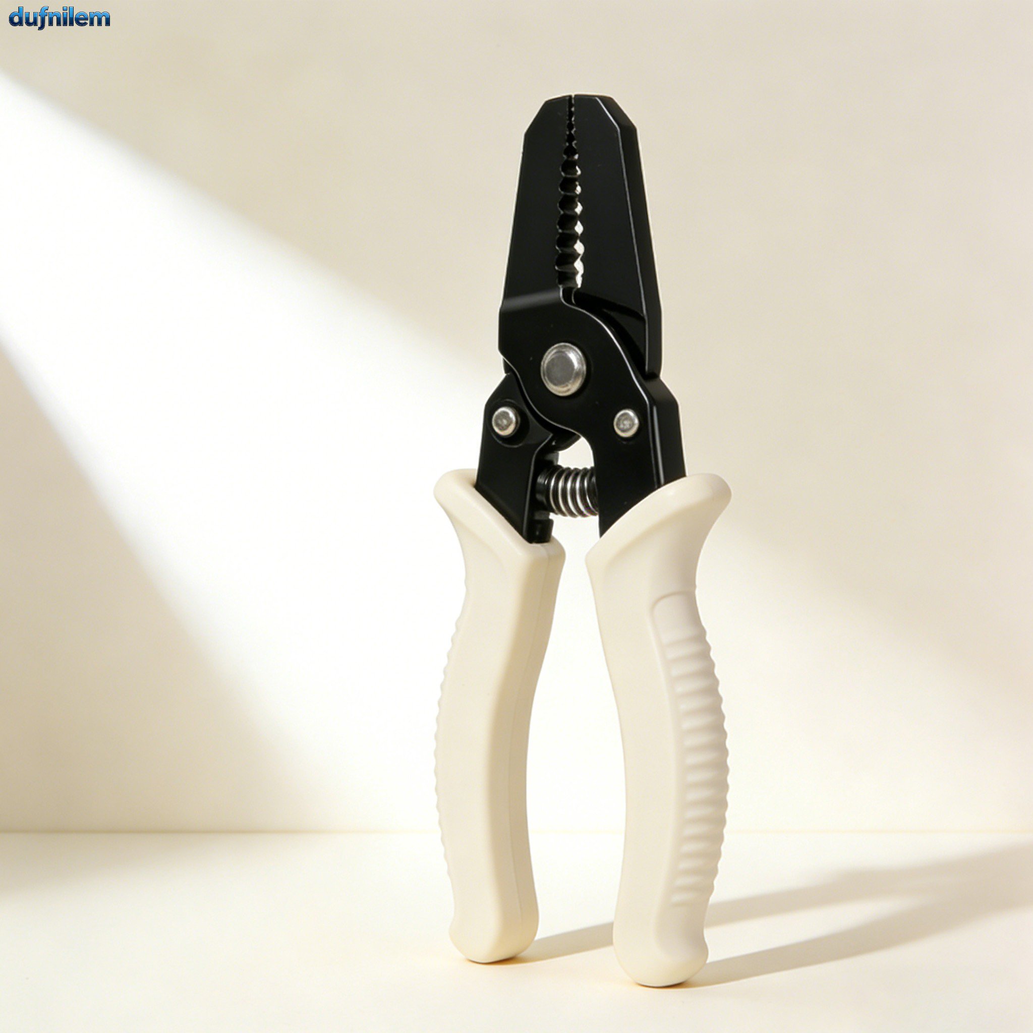 Electrician wire strippers with ergonomic handle