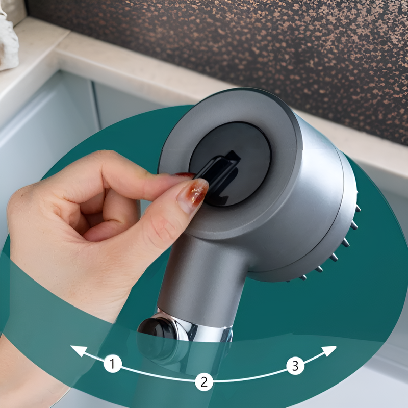 ドイツ製加圧フィルター付き3段階シャワーヘッド家庭用バスルームセット