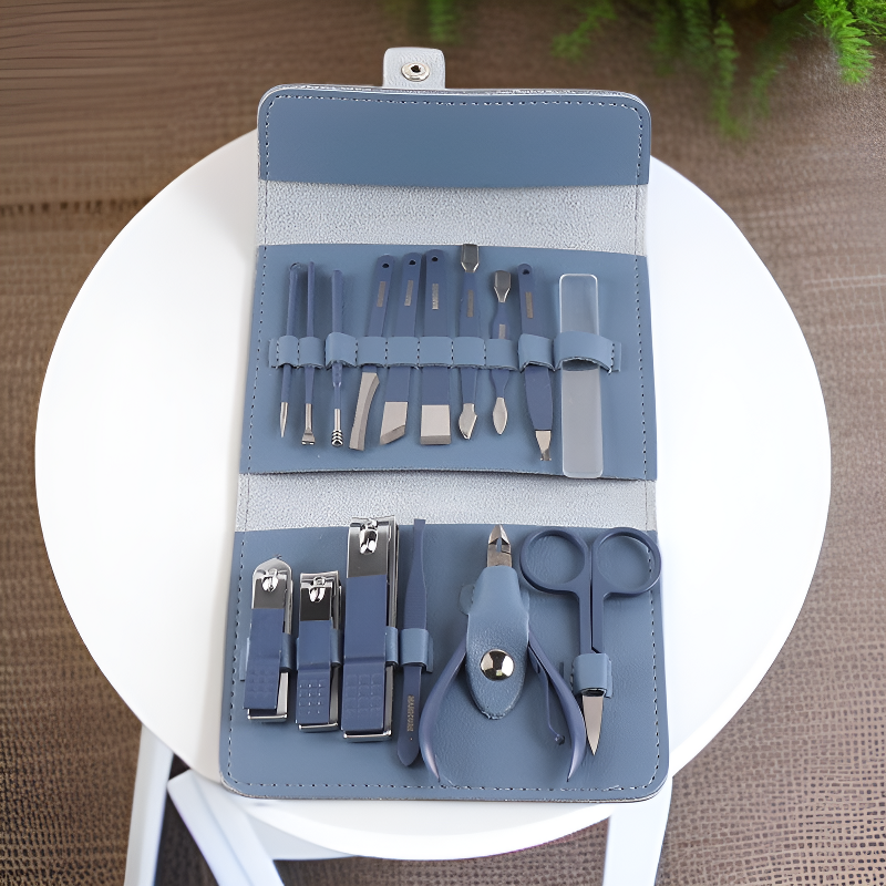 ชุดมีดแต่งเล็บและตะไบเท้าในบ้าน อุปกรณ์กำจัดเซลล์ผิวที่ตายแล้วแบบมืออาชีพ