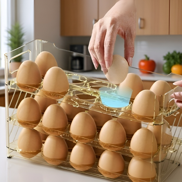 大容量多層卵冷蔵庫収納ボックス