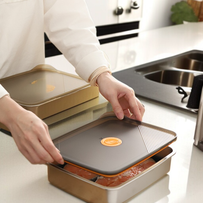 전용 스테인리스 밀폐 보관함 도시락 전자레인지 식품 등급 케이스 냉동 밀폐 도시락