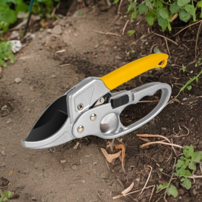 Durable garden scissors for plant trimming