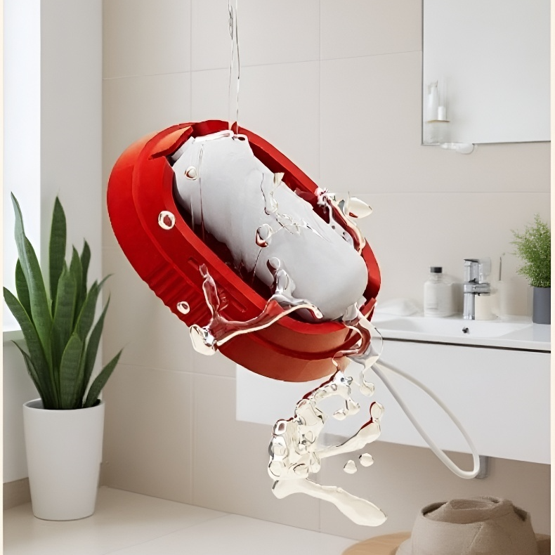 Cepillo 2 en 1 limpiando sofá con pelos de animales