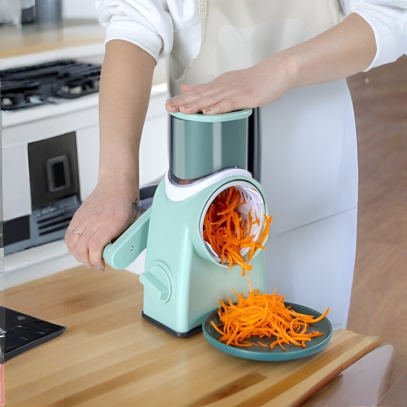 ストーム野菜カッティングツールキッチンポテトシュレッダー家庭用おろし金多機能ドラムスライサー